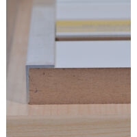 Alu végzáró L profil panelhoz (20 x 20 x 1,5 mm) NYERS felület