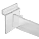 Plexi polctartó alusínes panelba, egyenes, 300 mm